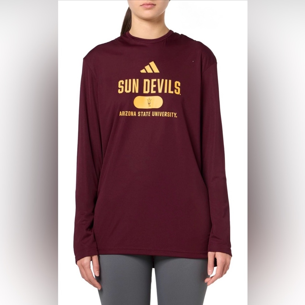 Women’s Medium Adidas Maroon Sun Devils Lightweight Hoodie
